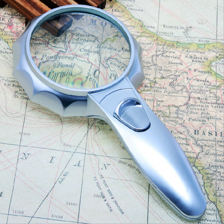 Lighted Handheld Magnifier for Reading & Fine Crafts
