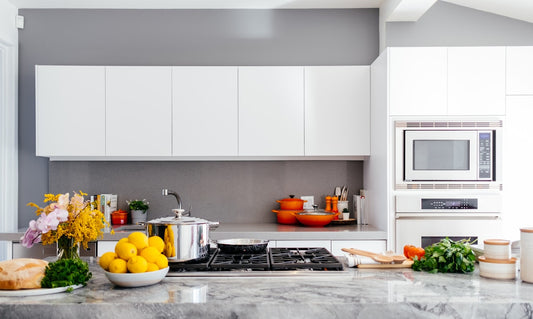 A bright, welcoming home kitchen with morning light