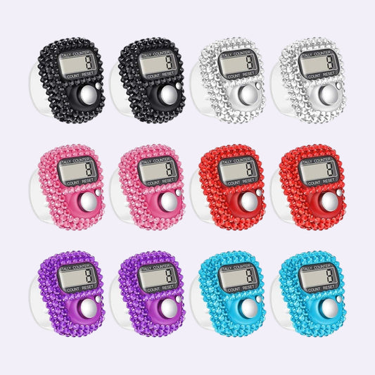Digital row counter ring on clean background - Caldova