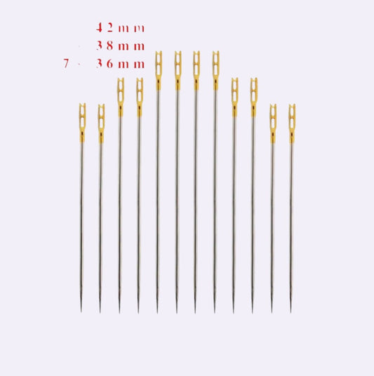 Self-threading needles on clean background - Caldova