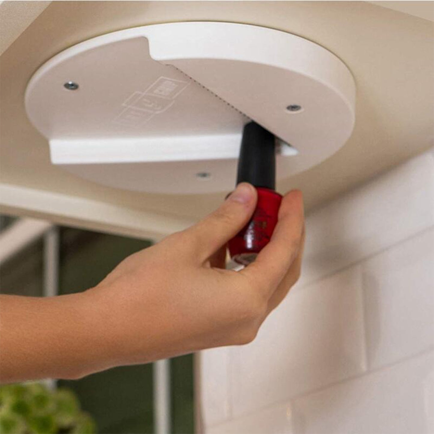 Under Cabinet Jar Opener – One-Handed V-Grip Lid Opener