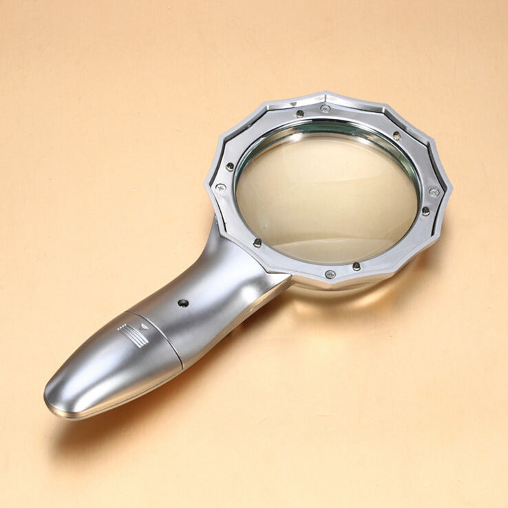 Lighted Handheld Magnifier for Reading &amp; Fine Crafts