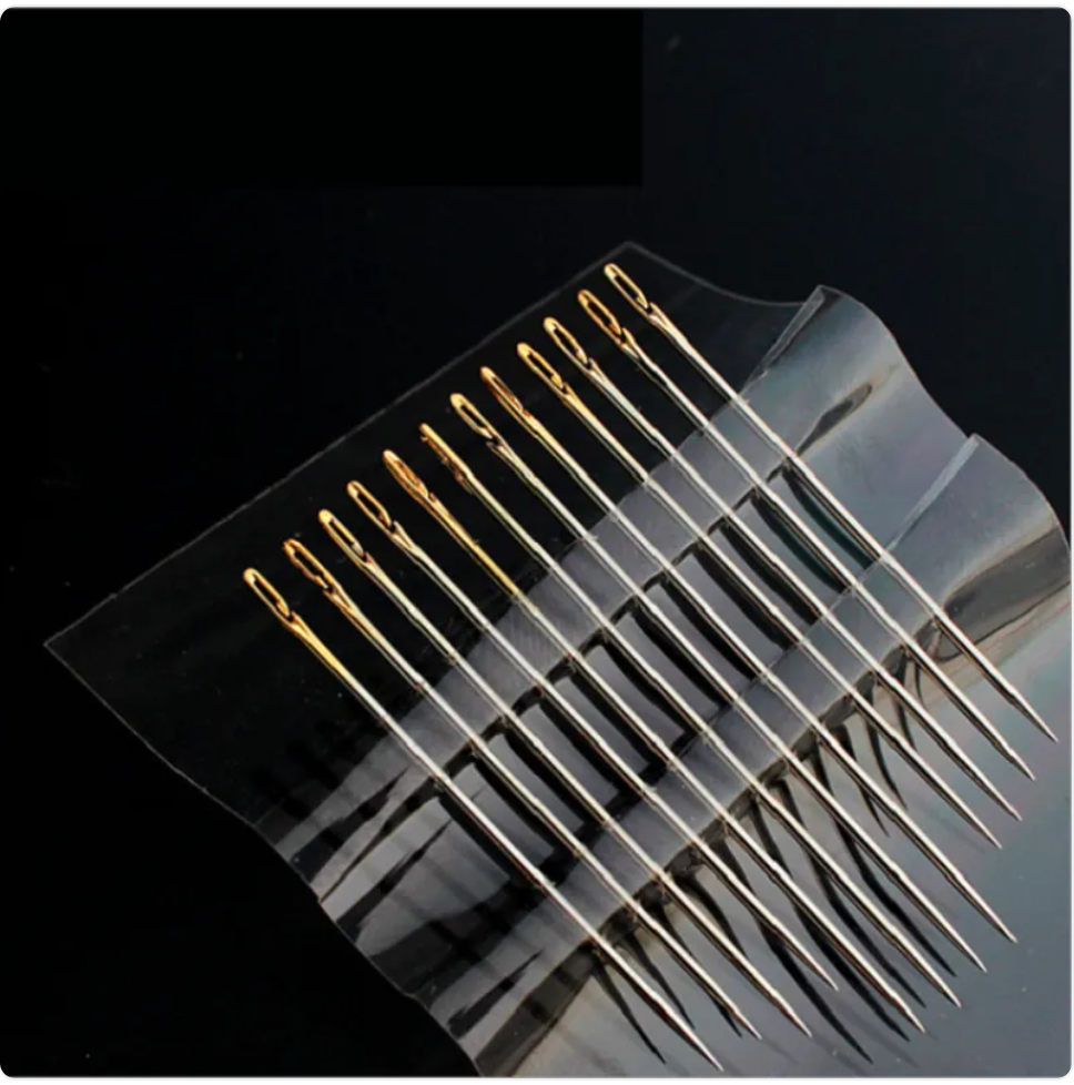 Self-Threading Hand Needles – Easy-Thread for Stiff Hands or Low Vision