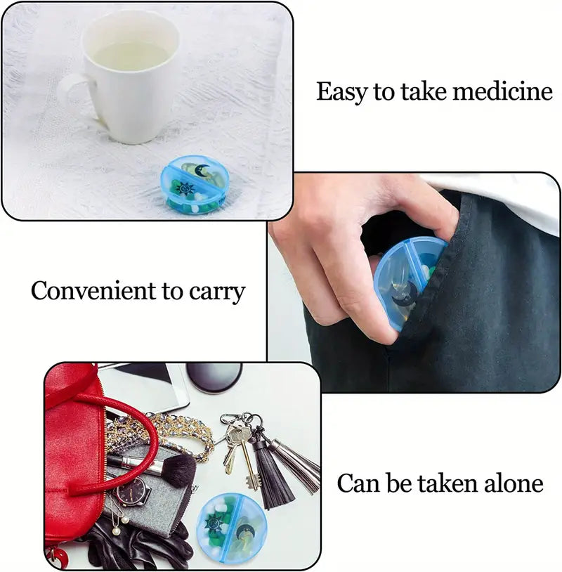 Weekly Pill Organizer – Easy-Open AM/PM 7-Day